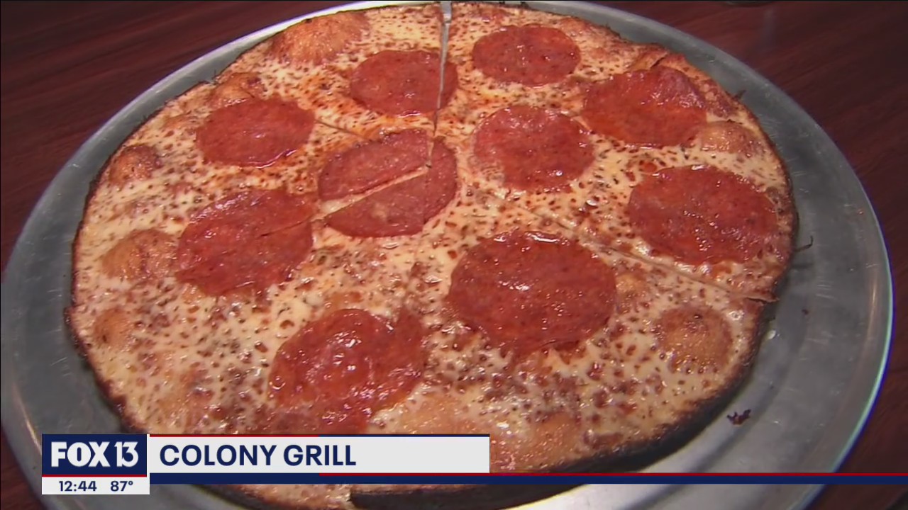 It's all about pizza at Colony Grill