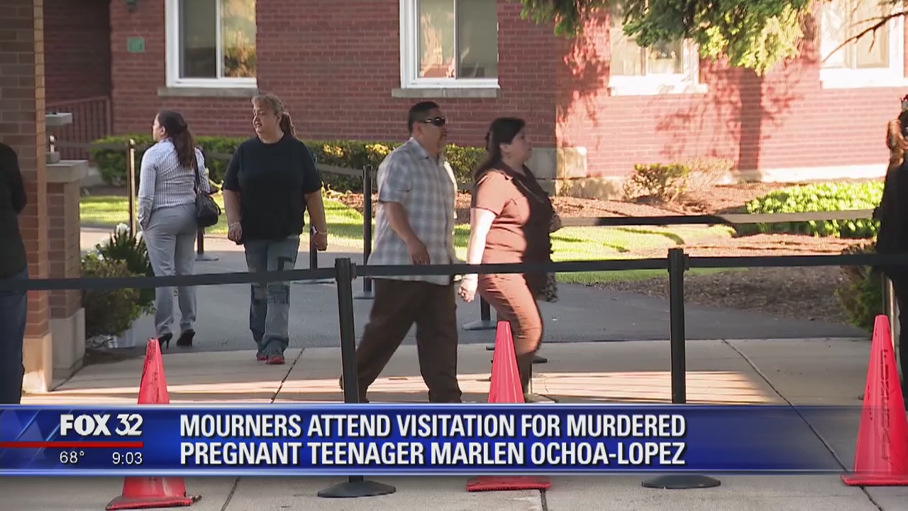 Mourners attend visitation for murdered pregnant teen Marlen Ochoa-Lopez