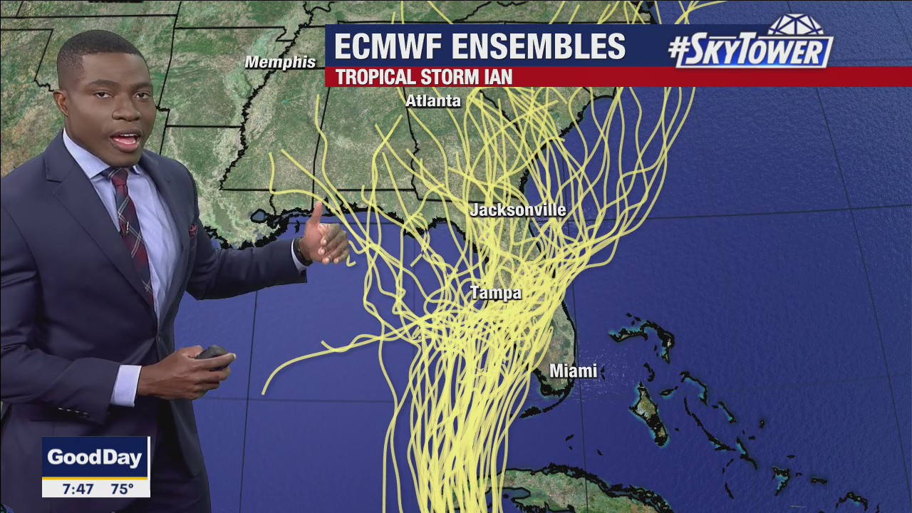 Tropical Storm Ian still developing south of Cuba