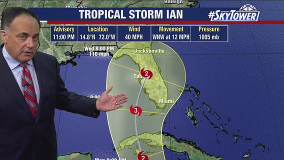 Tropical Storm Ian expected to strengthen