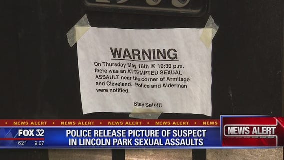 Police release photo of suspect in Lincoln Park sexual assaults