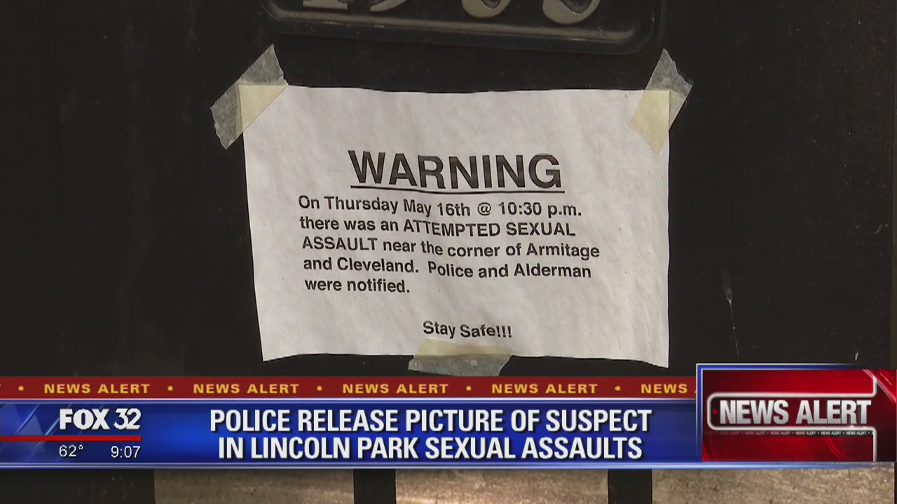 Police release photo of suspect in Lincoln Park sexual assaults