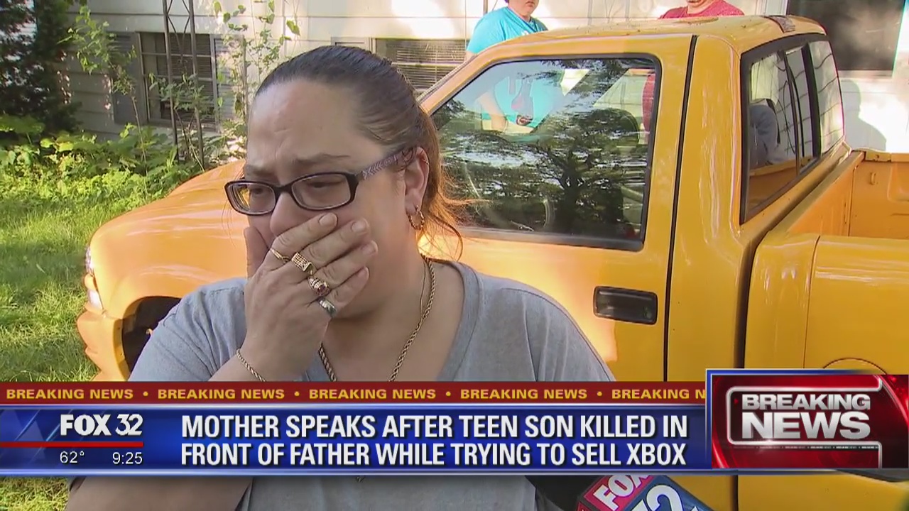 Boy, 16, shot to death in front of father while selling Xbox to person he met over app