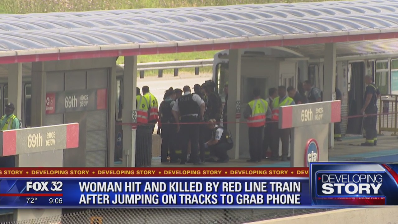 Woman hit, killed by Red Line train while trying to get phone she ...