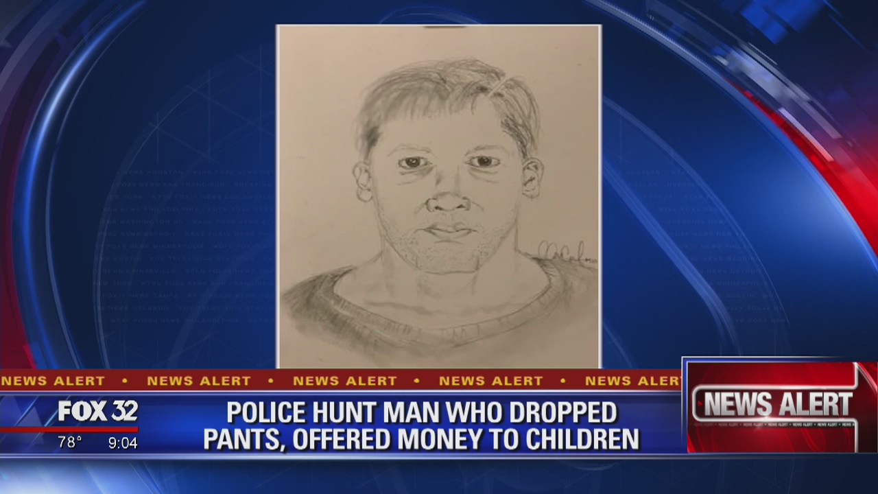 Wanted man asked kids to ?change his diaper? in suburban forest preserve, police say