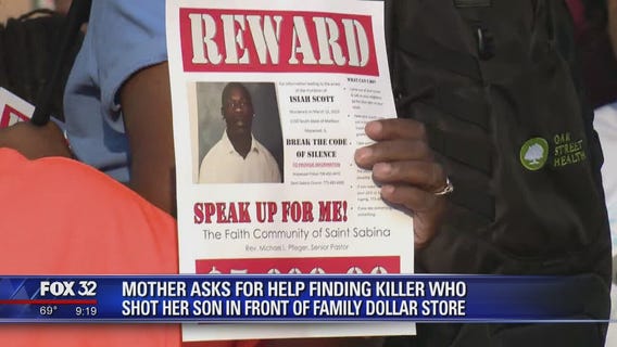 Mother asks for help finding killer who shot her son in western suburbs