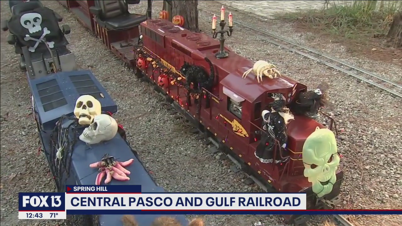 Take a spooky train ride with Central Pasco and Gulf Railroad