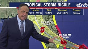Tropical Storm Nicole Update: November 9, 2022