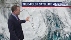 Tropical Storm Nicole moves across Bay Area