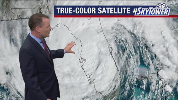 Tropical Storm Nicole moves across Bay Area