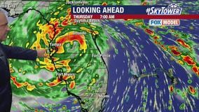 Hurricane Nicole approaches East Coast of Florida
