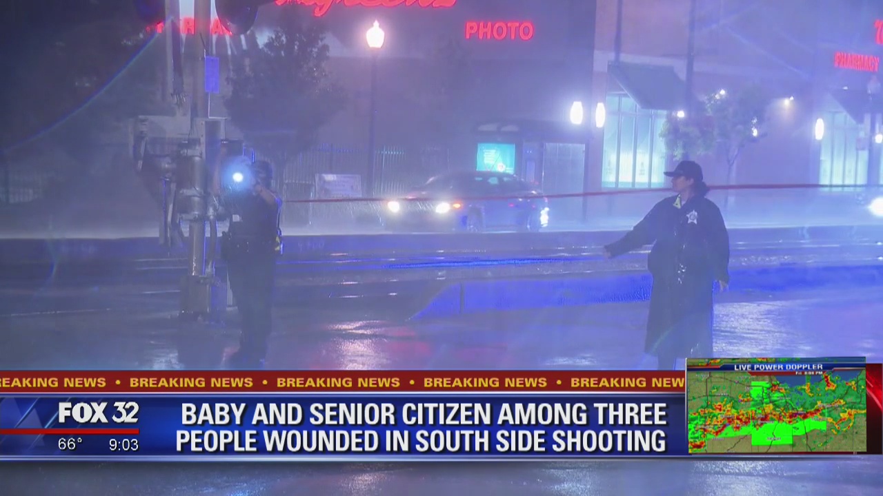 Baby, 2 men wounded in shooting on Chicago's South Side | FOX 32 Chicago