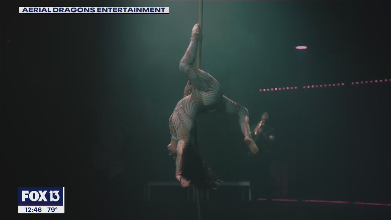 Aerial Dragons produce a cirque cabaret show in Ybor City