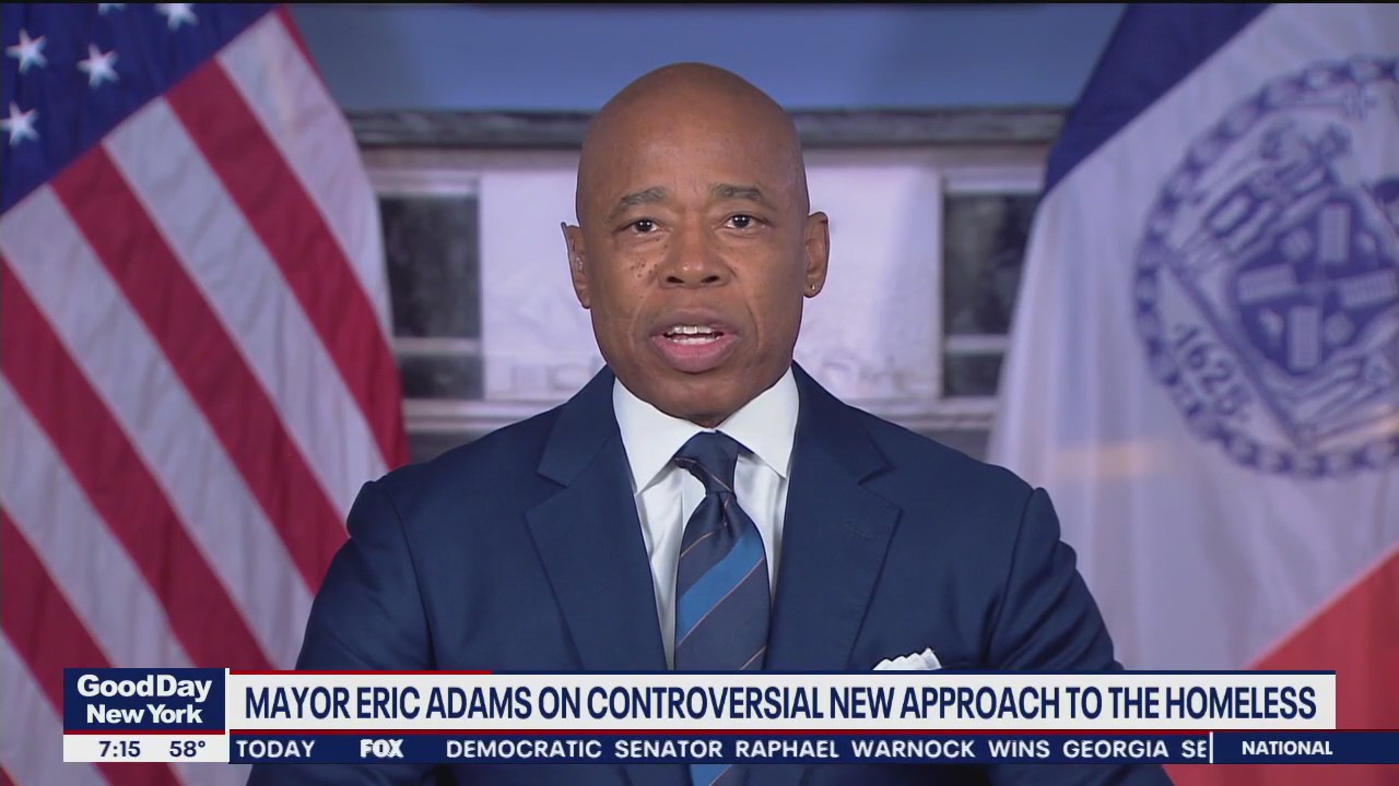 Mayor Eric Adams talks about his new policies
