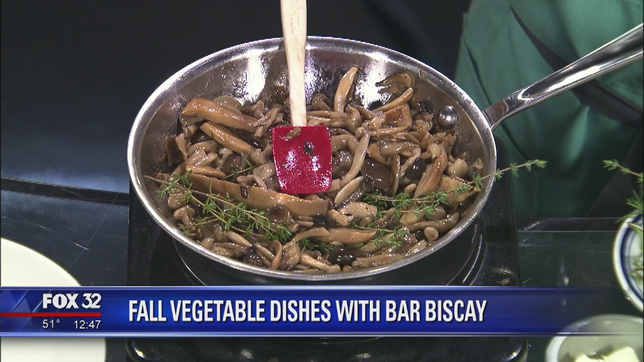 Fall vegetable dishes with Bar Biscay