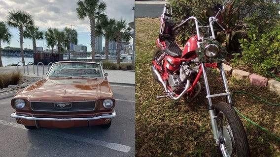 Great Rides: 1966 Mustang and 'Christmas chopper'