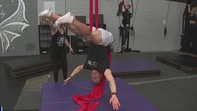 Aerial Dragons teaches Walter Allen some moves