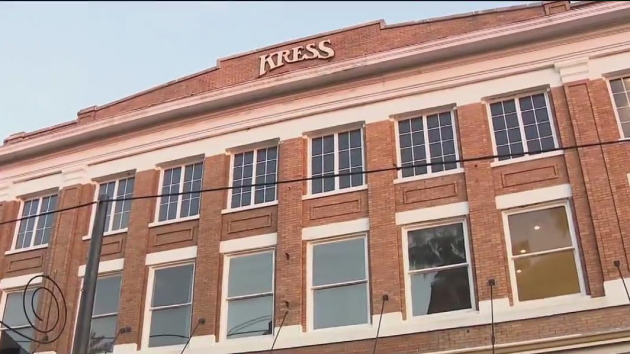 Historic Kress building becoming an artist collective