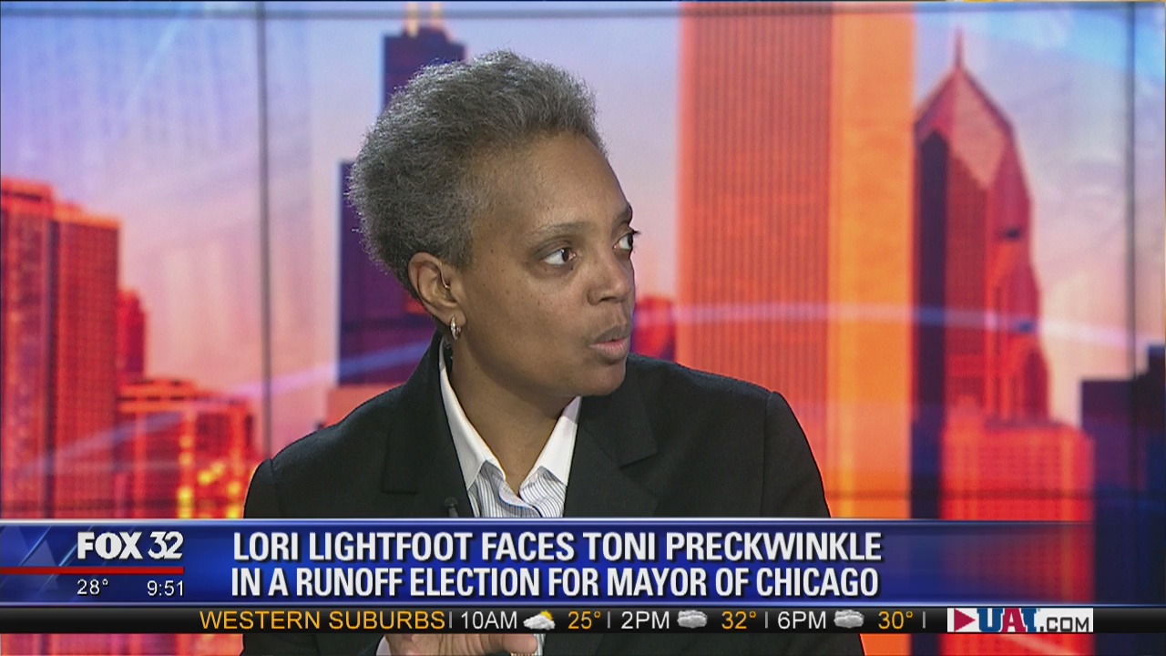 Lori Lightfoot rallying support in historic mayoral runoff election