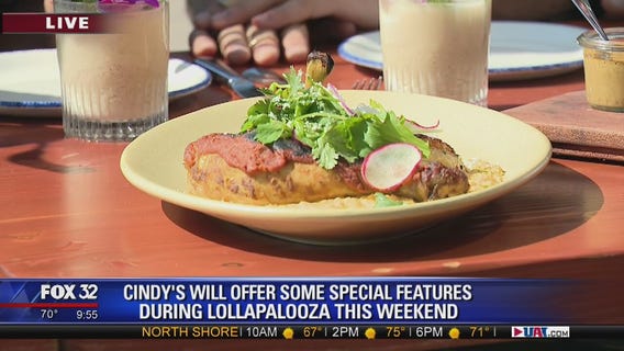 Cindy's offering amazing views, special deals for Lollapalooza weekend
