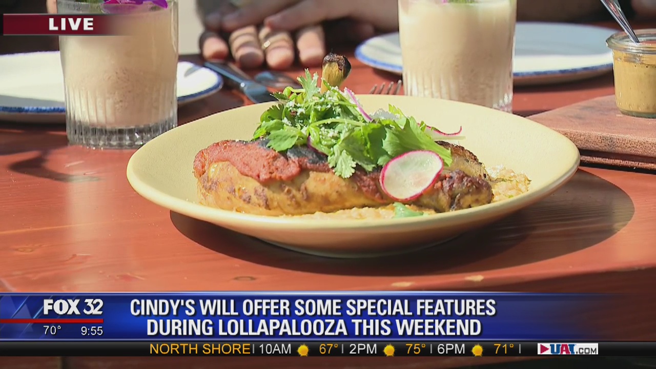 Cindy's offering amazing views, special deals for Lollapalooza weekend