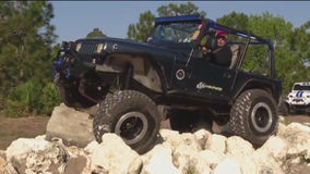 Charley is 'Jeepin 4 Justice' at The Concourse Rotary Pavilion