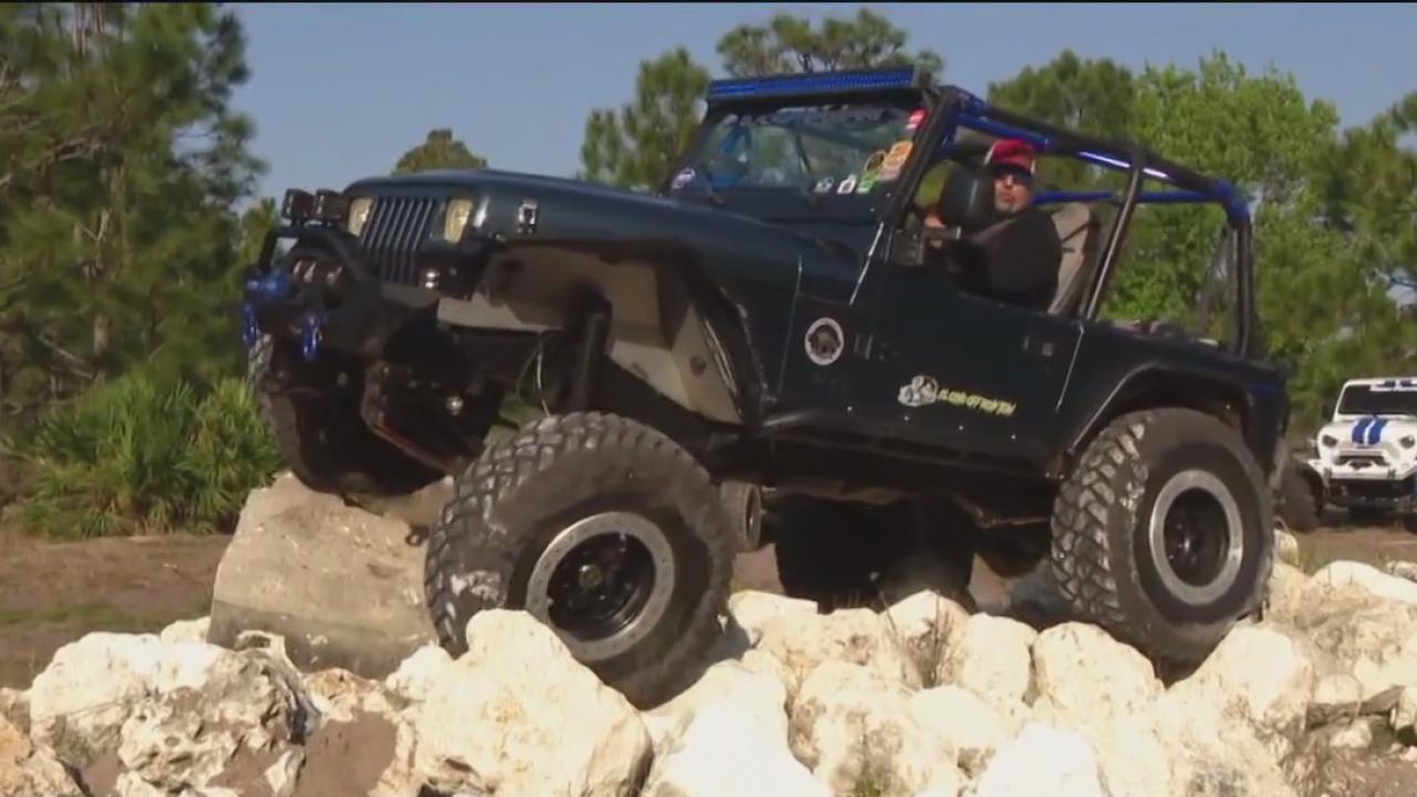 Charley is 'Jeepin 4 Justice' at The Concourse Rotary Pavilion