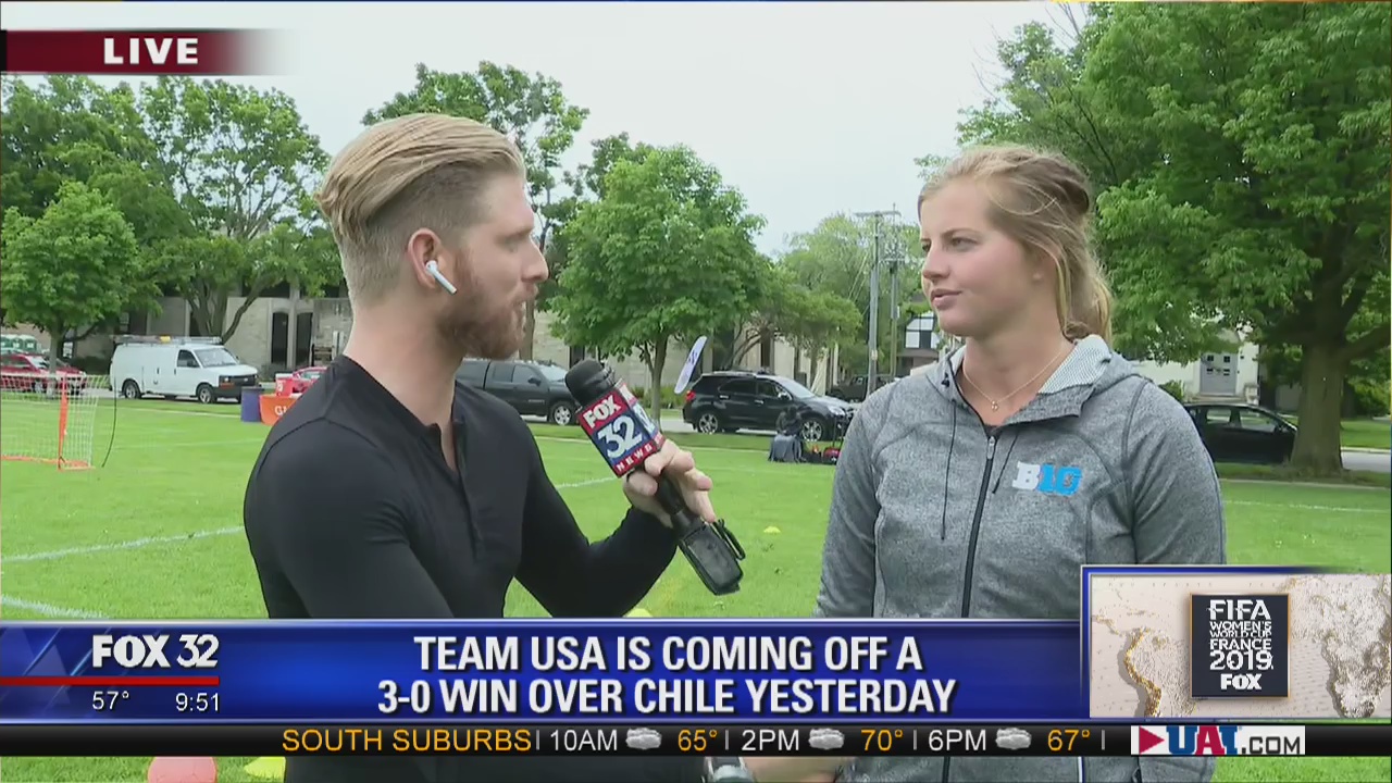 Soccer camp hosted by Northwestern University