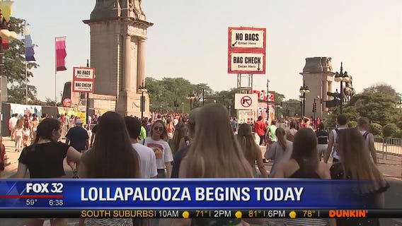 Day 1 of Lollapalooza gets underway in Chicago