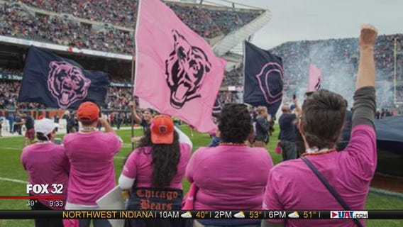 Bears partner with Advocate Health Care for 2019 "Real Bears Fans Wear Pink"