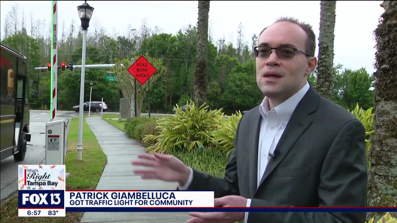 What's Right with Tampa Bay: Neighbors thrilled at man's 7-year effort for red light