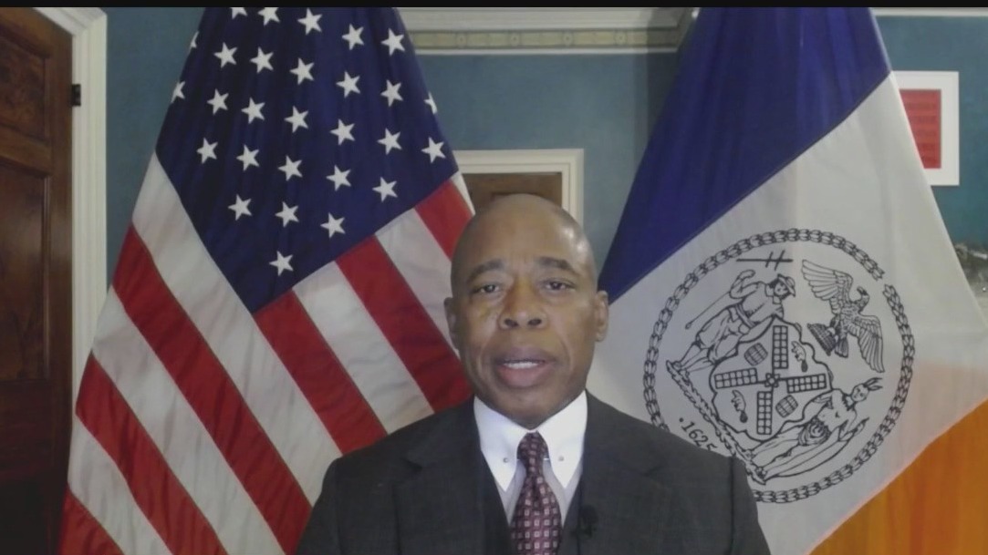 Mayor Eric Adams talks crime, migrant crisis, new COVID variant