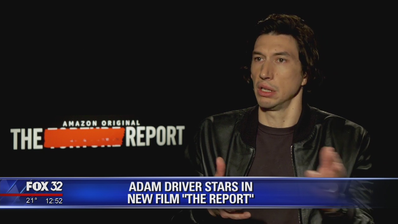 Adam Driver talks about upcoming docudrama 'The Report'