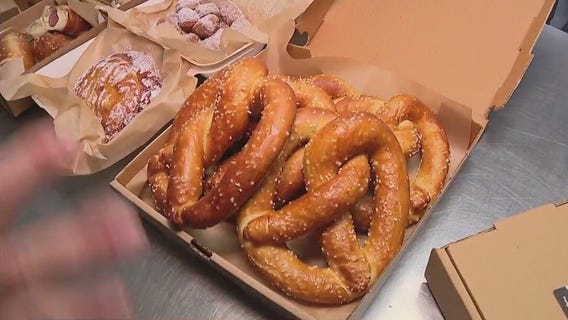 One local family is bringing in the dough with pretzels