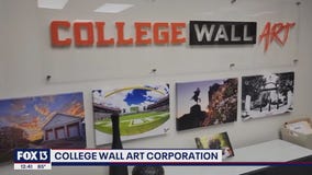 Officially licensed wall art from your favorite college