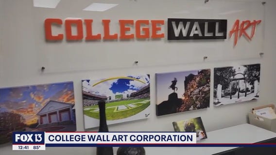 Officially licensed wall art from your favorite college