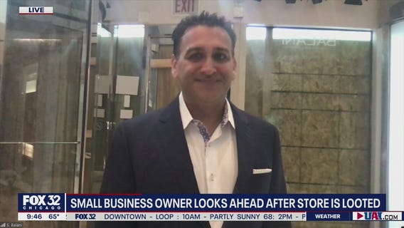 Small business owner looks ahead after store is looted