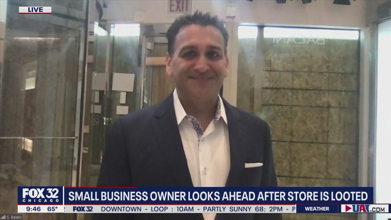 Small business owner looks ahead after store is looted