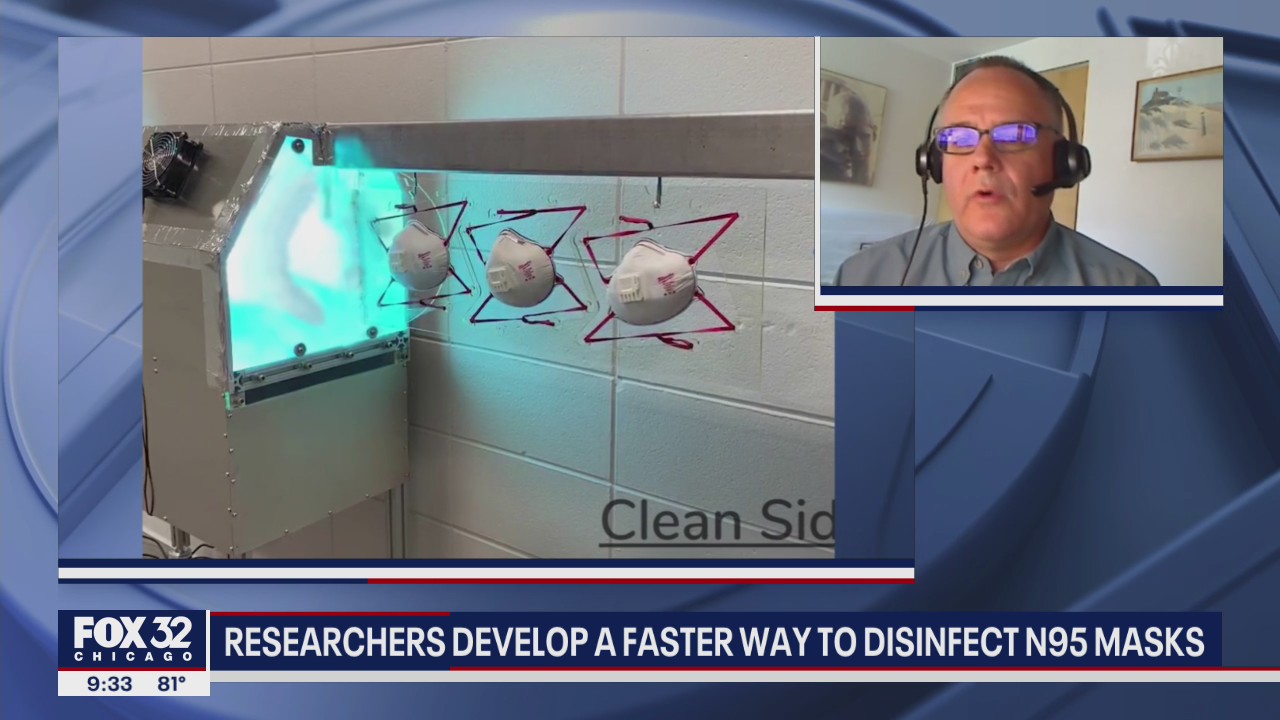 U of Chicago team develops better way to disinfect N95 masks