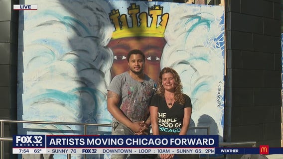 Artists turn boarded up storefronts into masterpieces