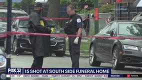 Police search for gunman responsible for 15 shot outside Chicago funeral home