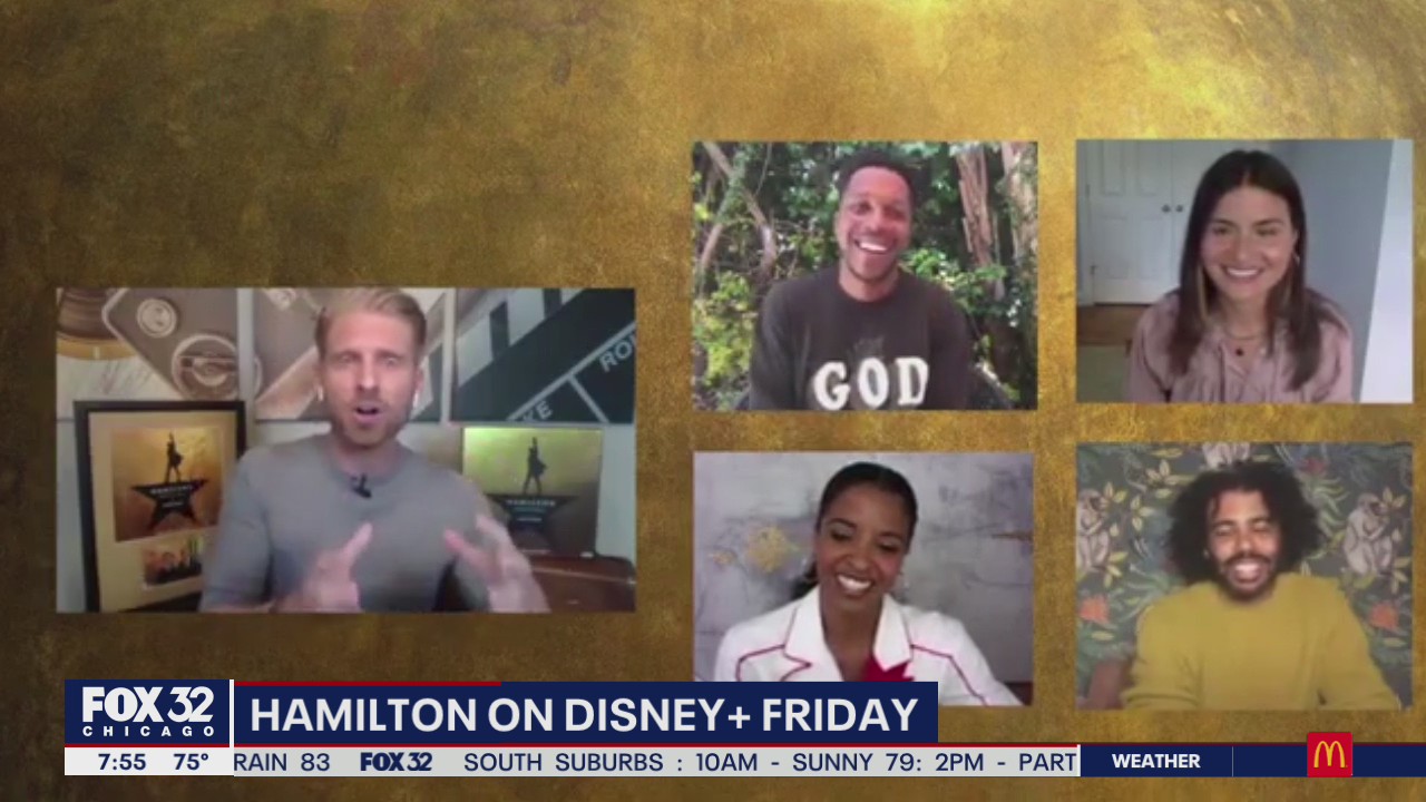 FOX 32's Jake Hamilton talks to the original Broadway cast of Hamilton