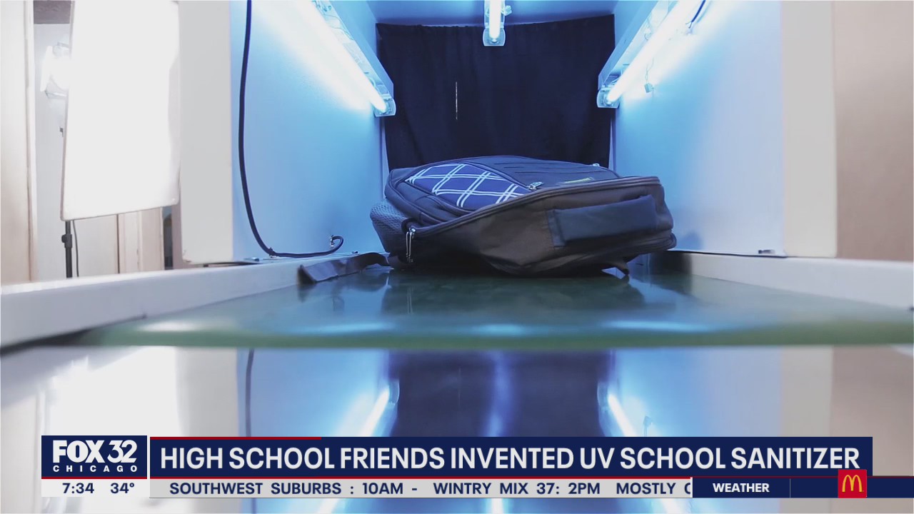 Niles North students invent UV school sanitizer to fight COVID-19