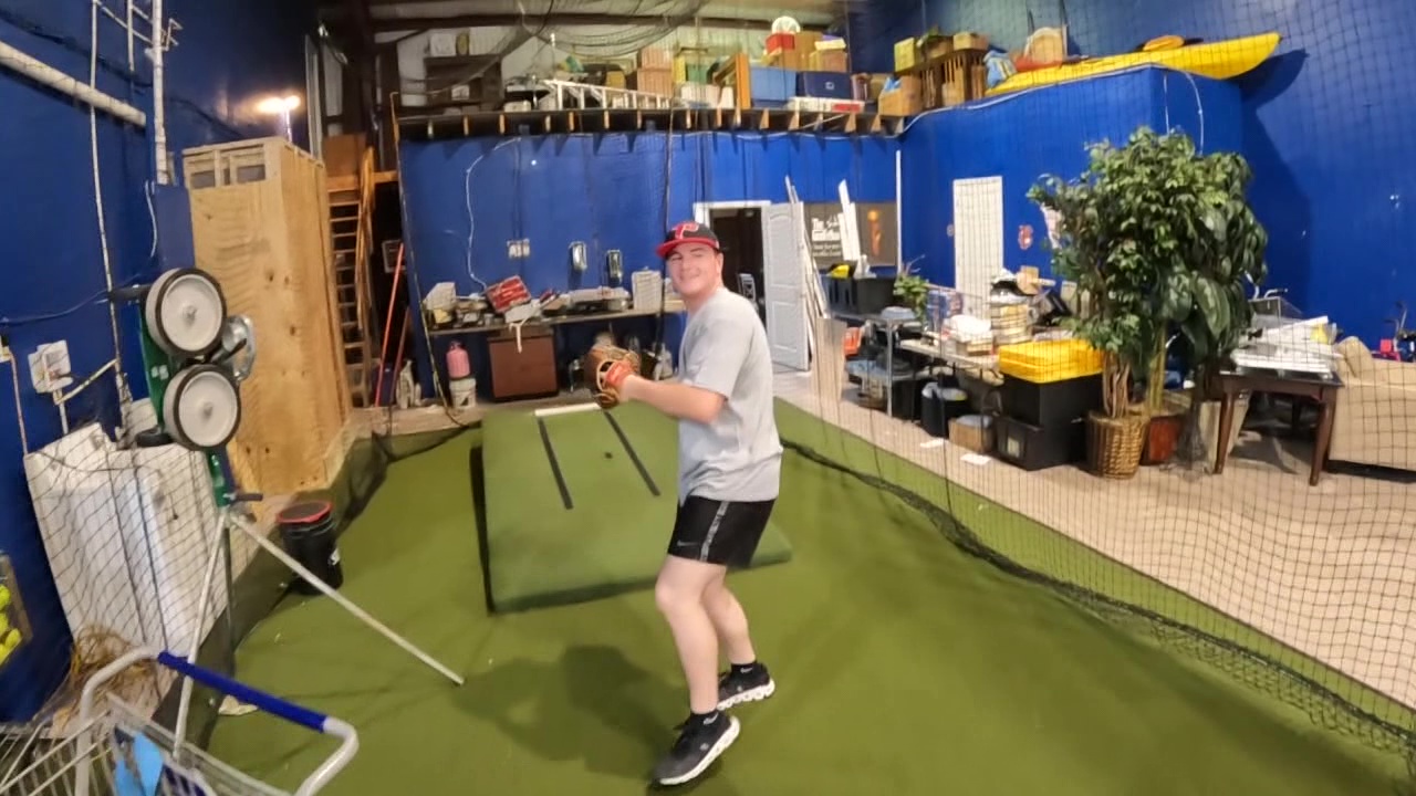 Ballplayer working to make his dreams a reality