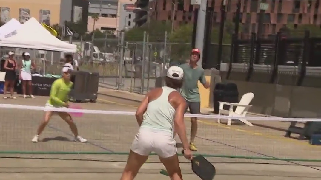 Chilling out with pickleball