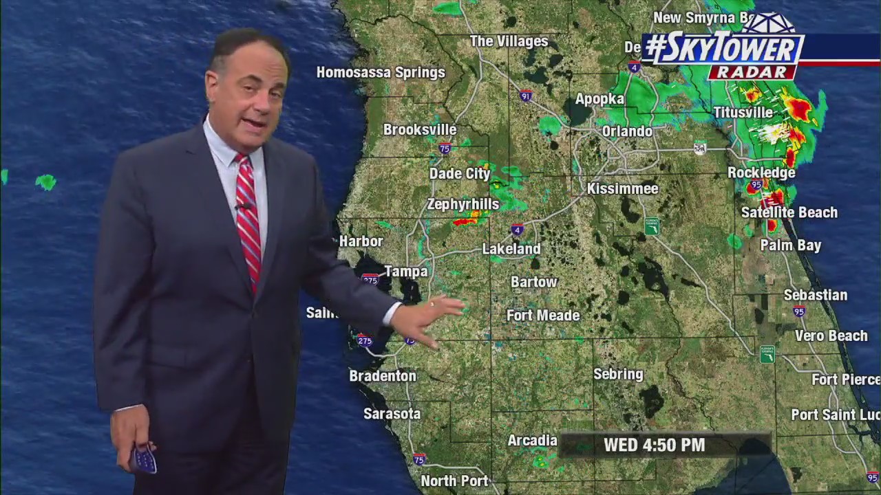 Wednesday evening forecast