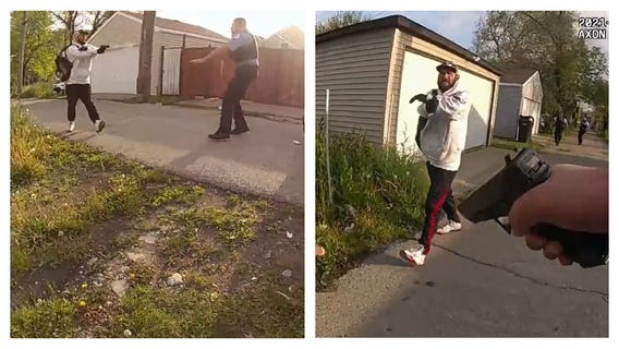 Chicago cops shot by suspect, officers return fire, video shows