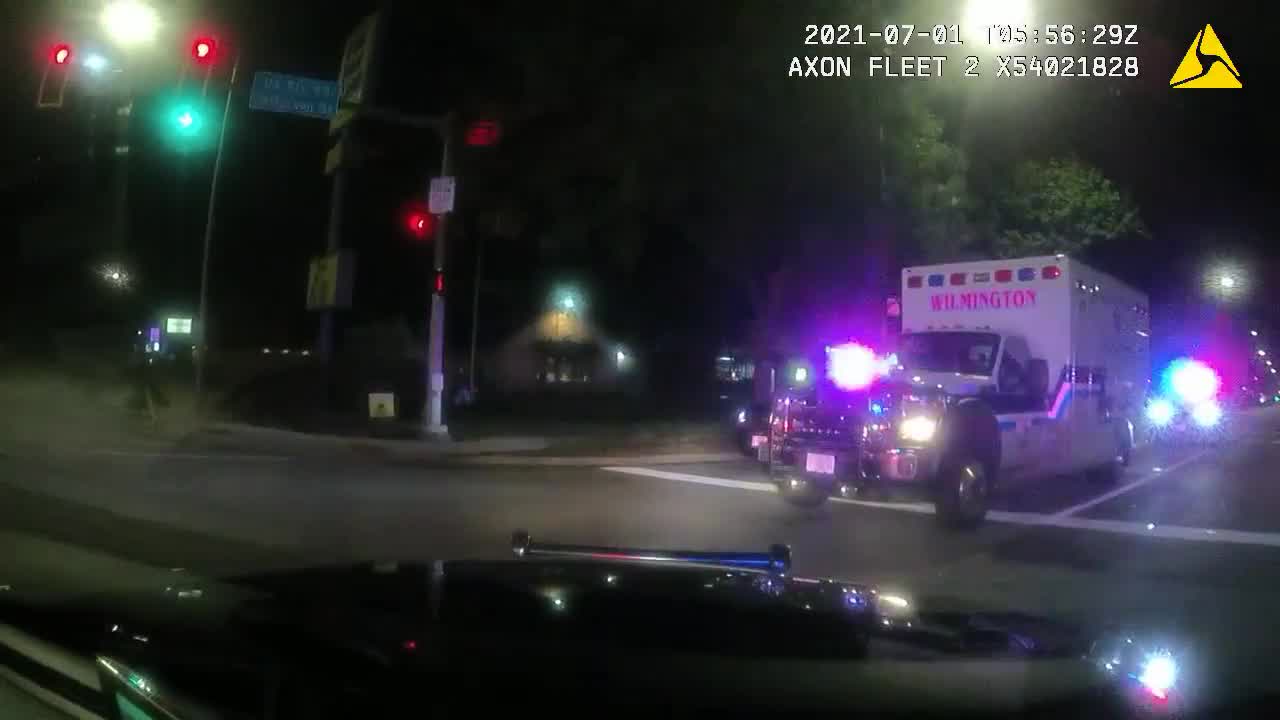 Joliet police officers pursue stolen ambulance