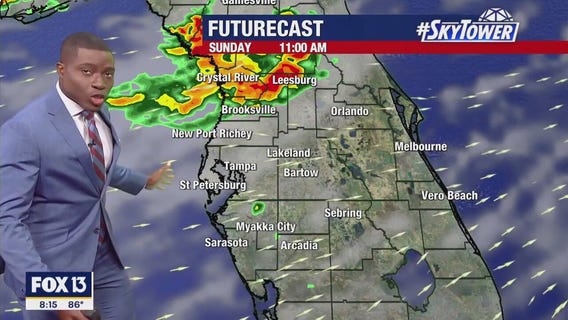 Sunday morning forecast