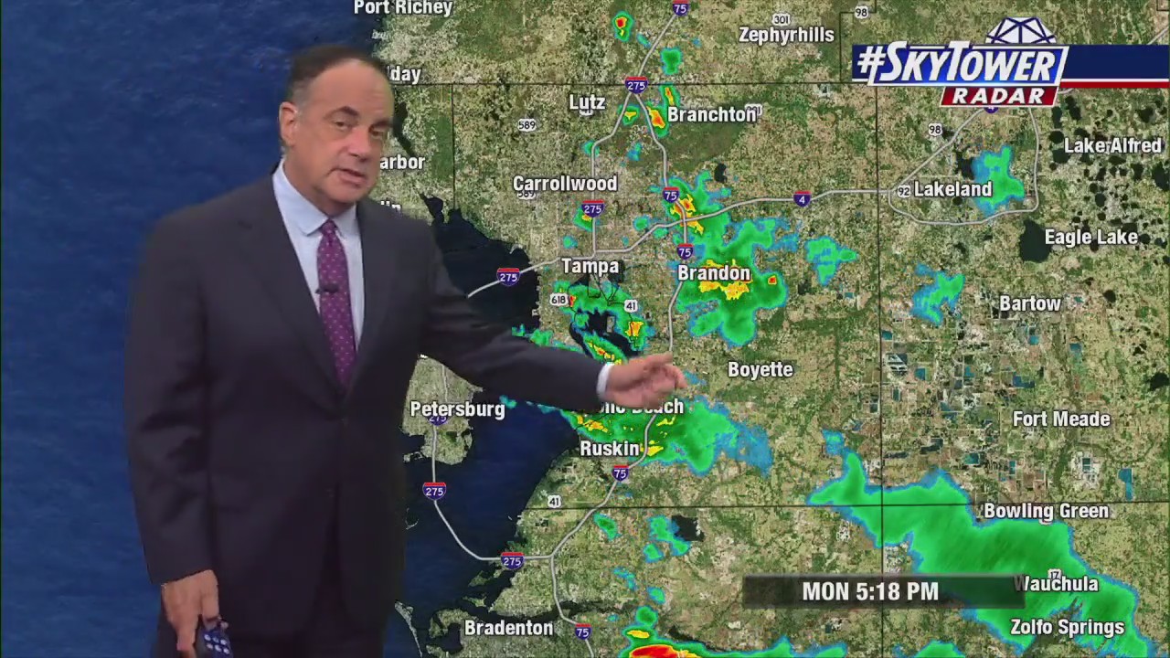 Monday evening forecast